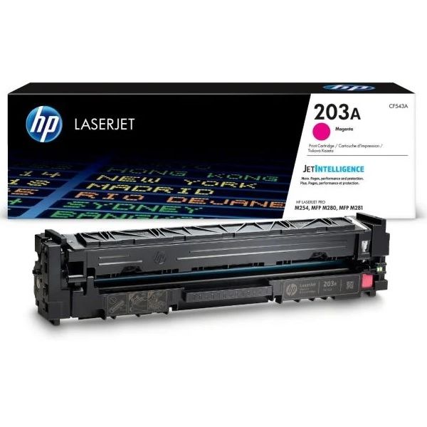 HP 203A Magenta LaserJet Toner Cartridge - CF543A.