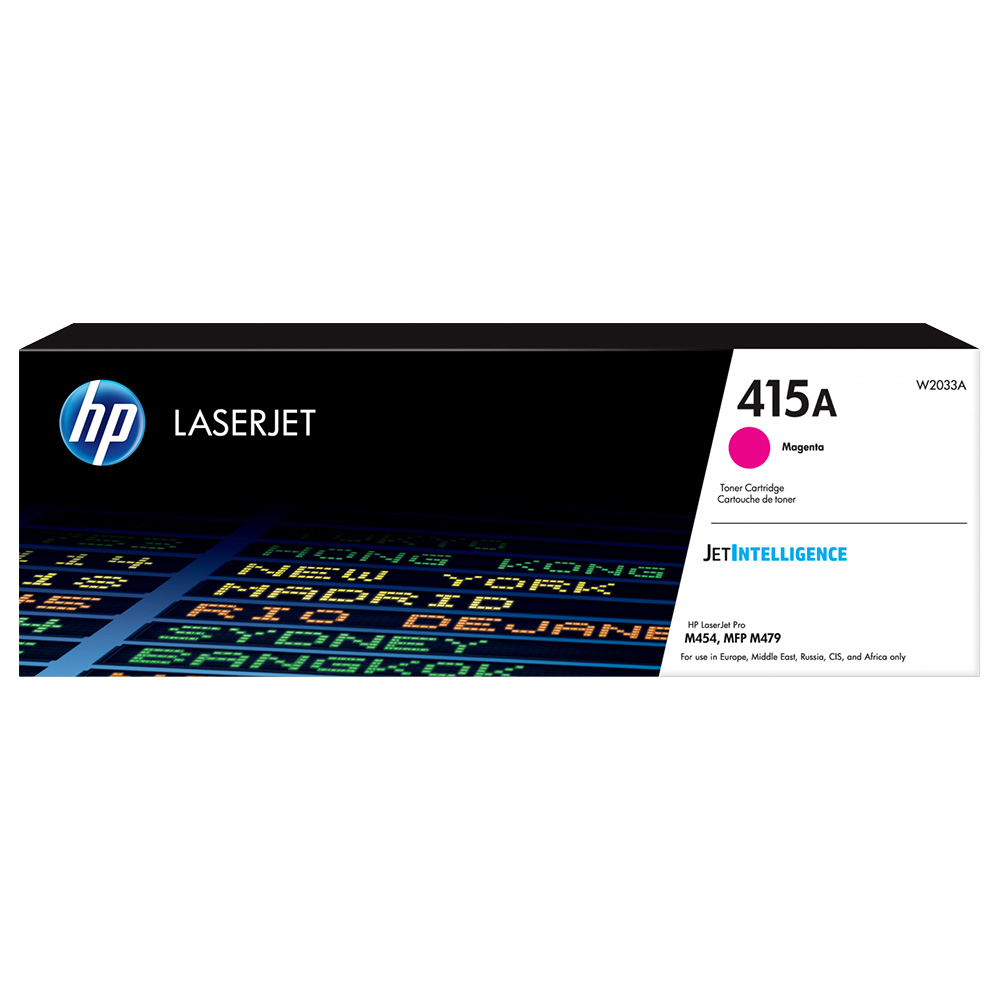 HP 415A Magenta LaserJet Toner Cartridge W2033A.