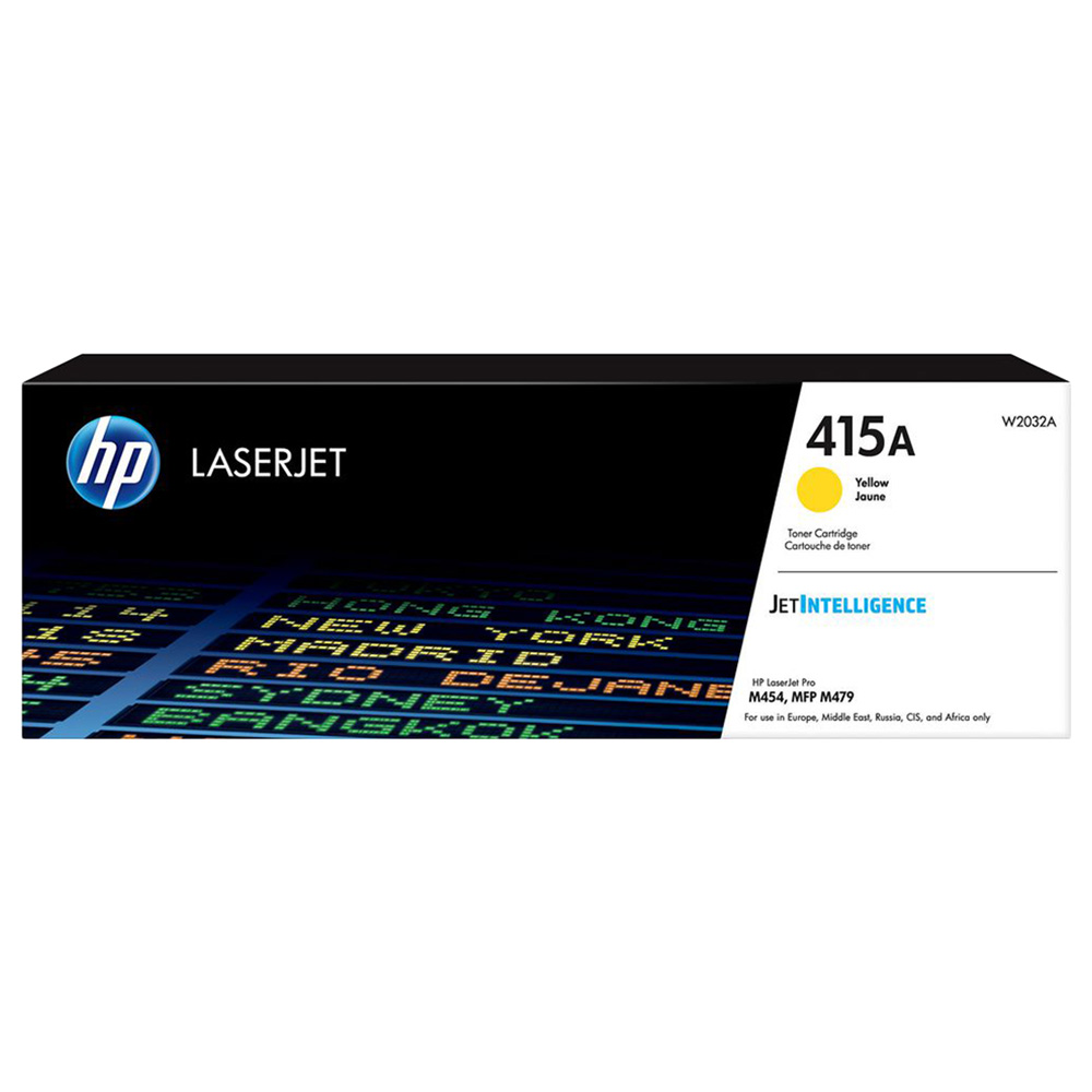 HP 415A Yellow LaserJet Toner Cartridge W2032A.