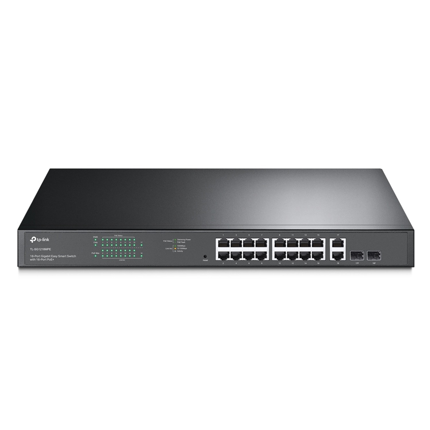 TL-SG1218MPE 16 port poe giga switch mountable.