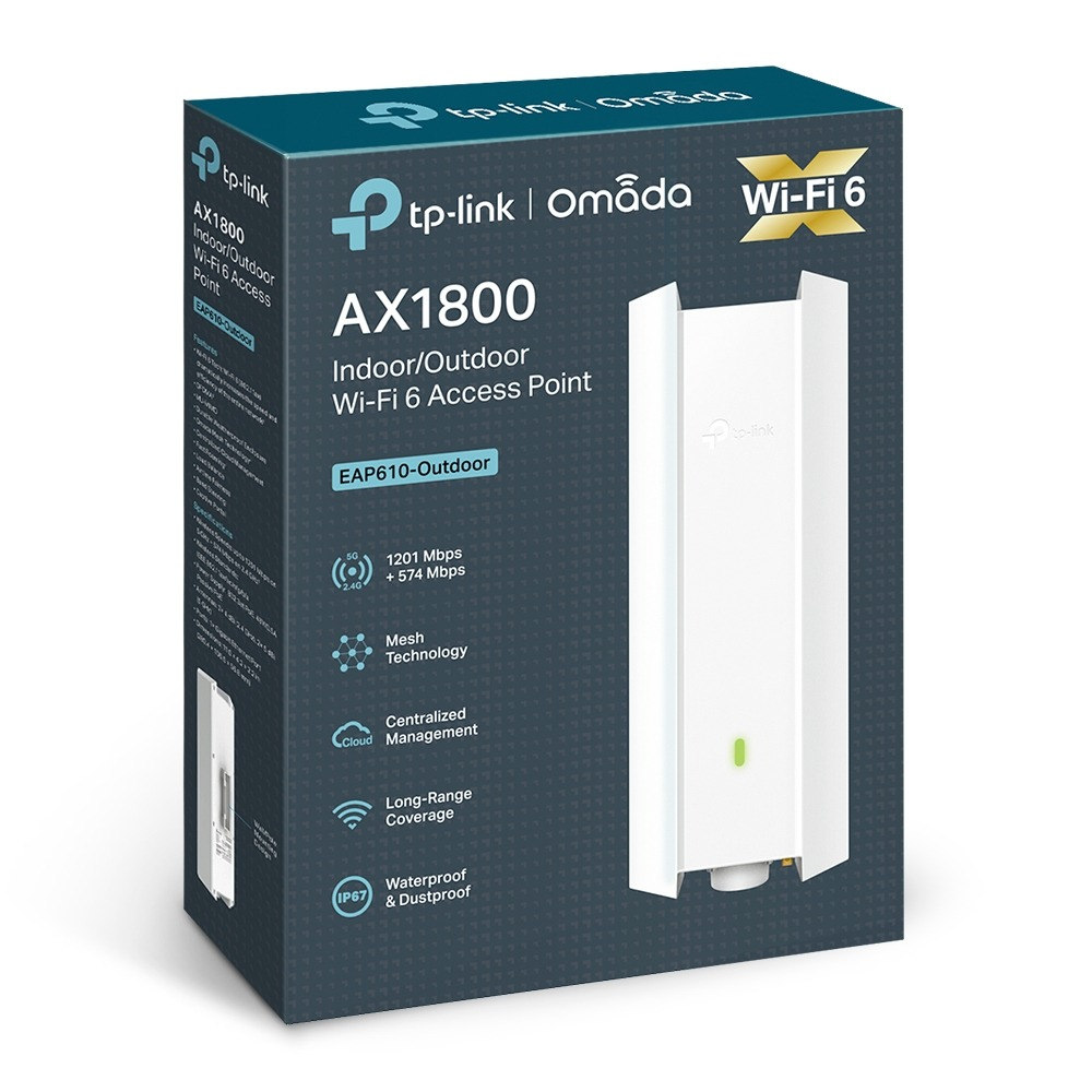 TP-Link EAP610-Outdoor (AX1800) Indoor/Outdoor WiFi 6 Access Point - Image 2