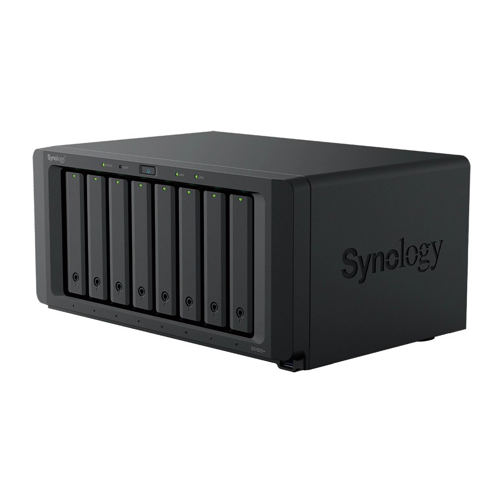 Synology DiskStation DS1825+ - SATA, M.2 NVMe, 8-Bays, USB, LAN, PCIe - Image 2
