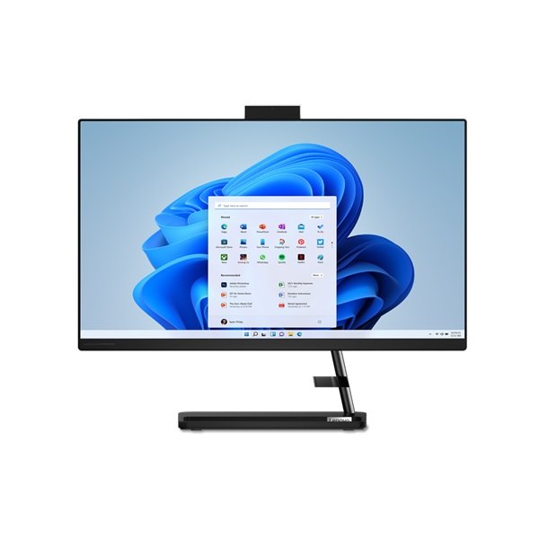 Lenovo IdeaCenter AIO 3 24IAP7, i5-12450H, 23.8" Non-Touch, 8GB,512GB SSD, DOS, Black.