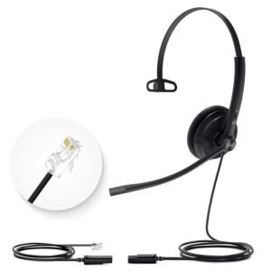Yealink Headset YHS34M - Mono (Singal Side) With RJ9.