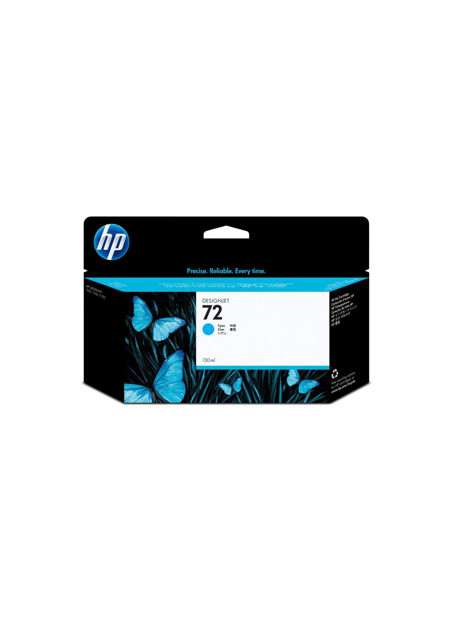 Hp 72 Ink Cartridge 130ml Cyan