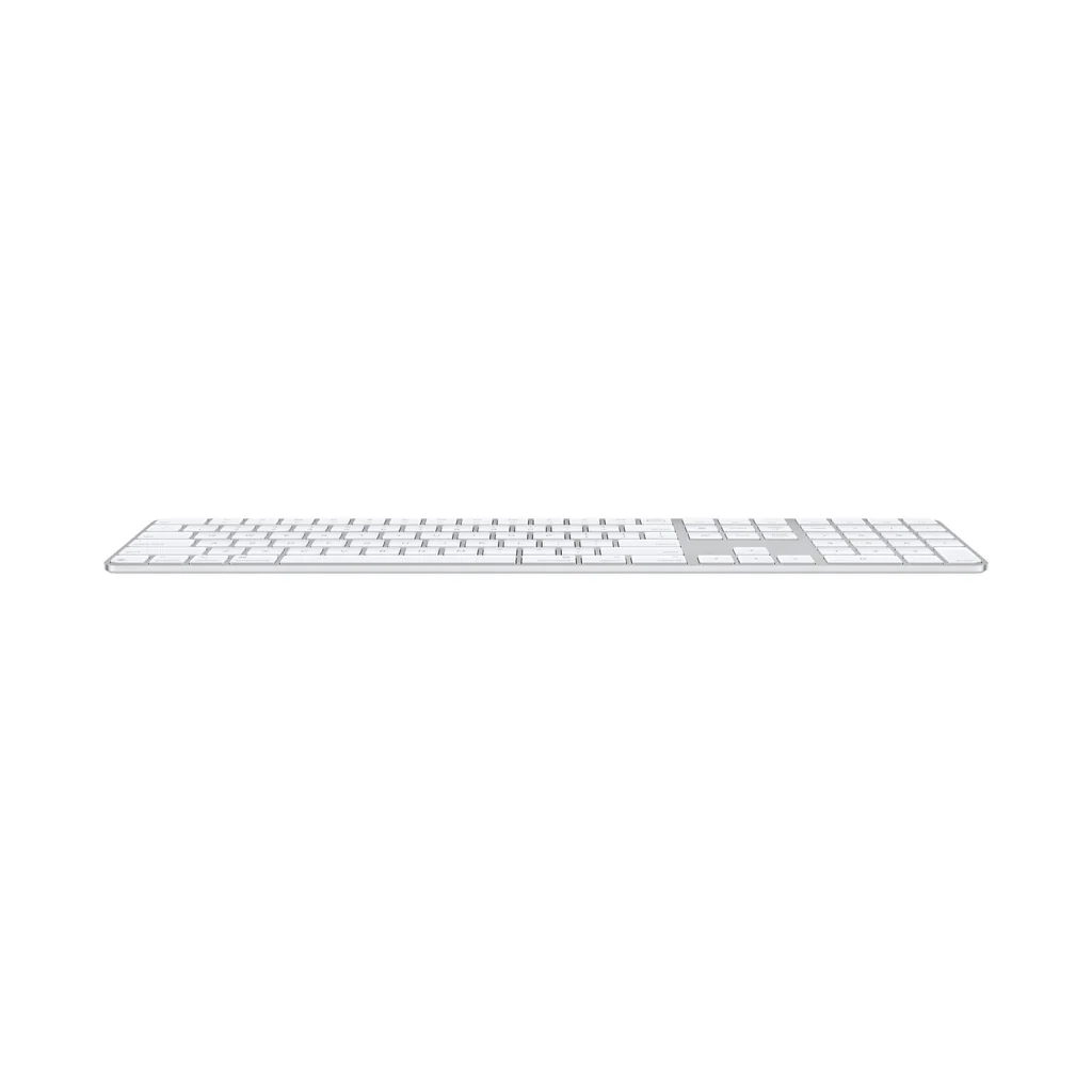 Apple Magic Keyboard with Touch ID Numeric Mac - Bluetooth, Arb/Eng, White - Image 3