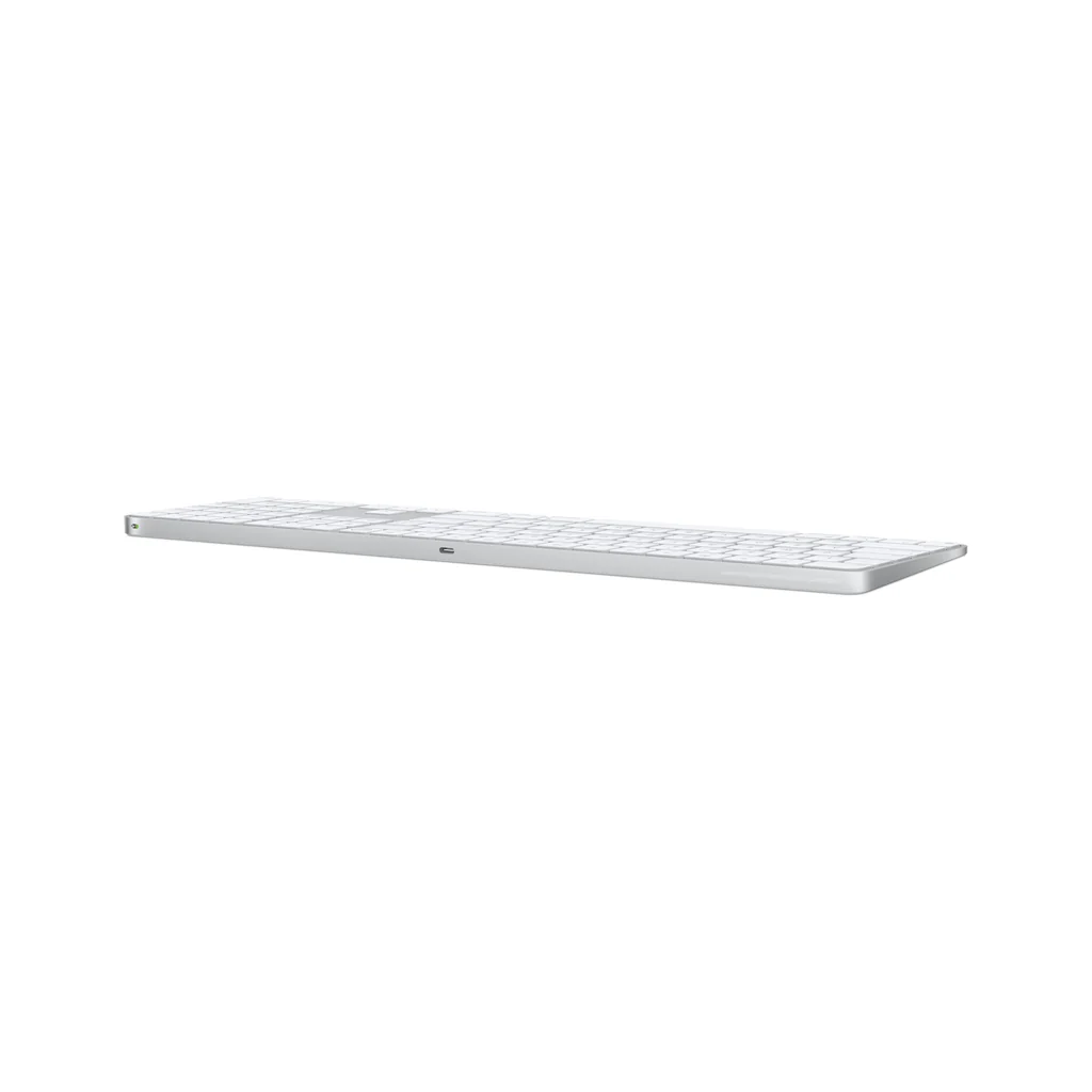 Apple Magic Keyboard with Touch ID Numeric Mac - Bluetooth, Arb/Eng, White - Image 4