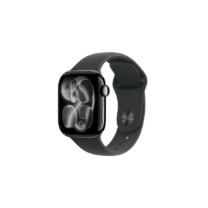 Apple Watch Series 11 - LTPO OLED, 64GB, 46mm, Bluetooth, Wi-Fi, Small/Medium, Jet Black Aluminum Case With Black Sport Band