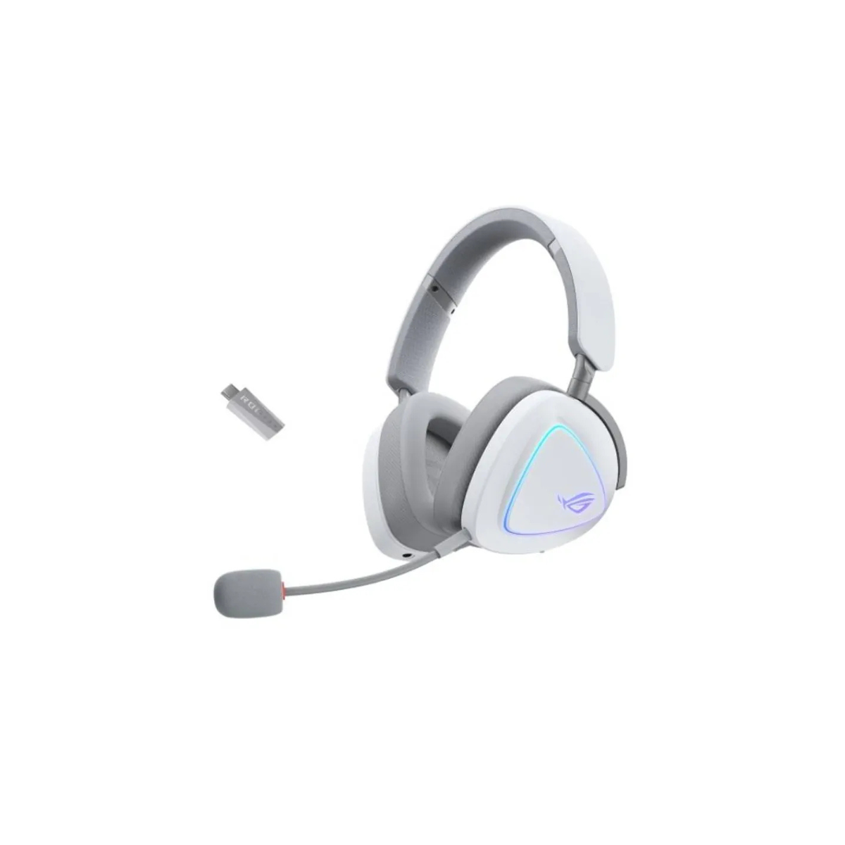 ASUS ROG DELTA II Gaming Headphone - Wireless, White