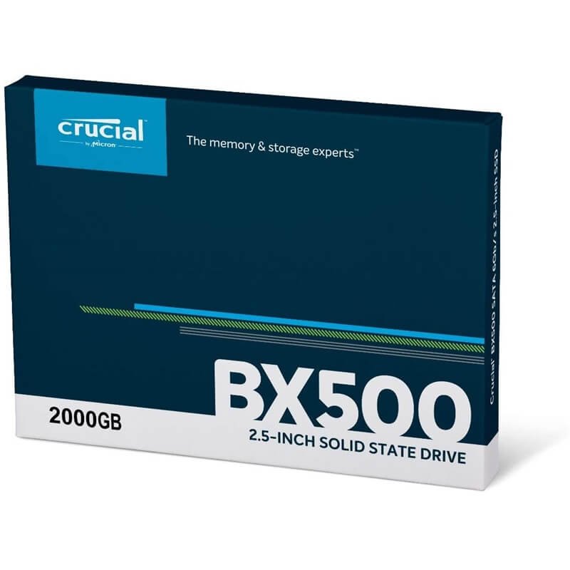 Crucial 2TB BX500 SSD 3D Nand Sata 2.5"