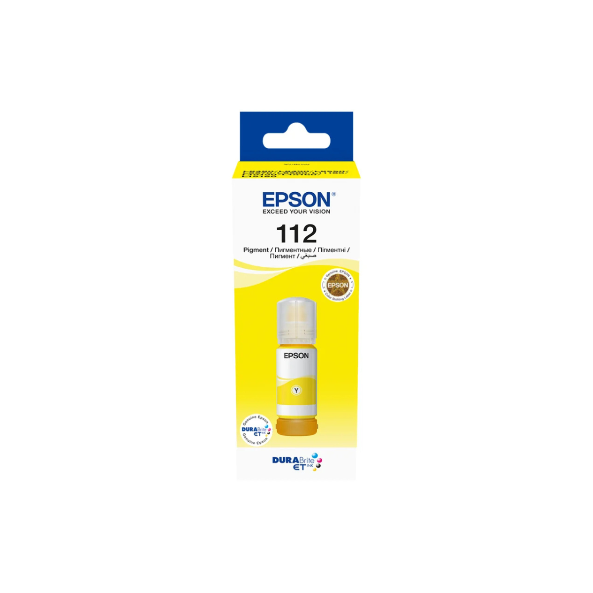 Epson 112 EcoTank Pigment Yellow Ink Bottle