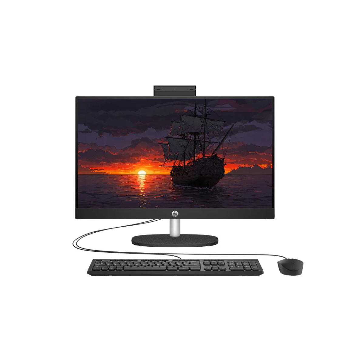 HP 24-CR1035NE All In One PC - Ultra 7 155U, 8GB, 512GB SSD, 23.8" FHD Non-Touch, Jack Black - Desktop