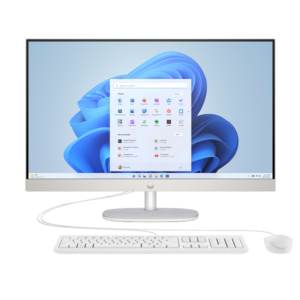 HP 27-CR0023NE All In One PC - i5, 8GB, 512GB (NVMe M.2 SSD), 27" FHD Non-Touch, DOS (Without OS), Shell White - Desktop