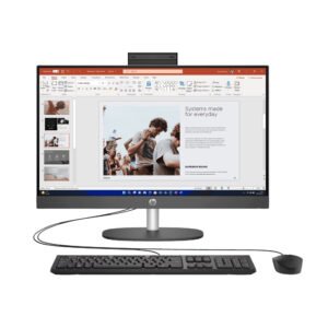 HP ProOne 240 G10 All In One PC, Intel Core i7-1355U, 16GB, 512GB, Intel Iris Xᵉ Graphics, 23.8" Non Touch Screen, Dos - Black