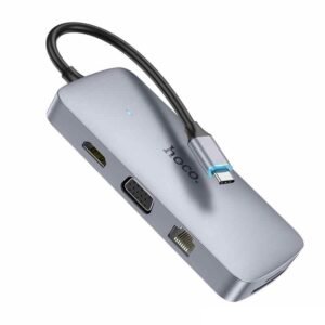 Hoco HB33 / PD100W 10 in 1 Type-C Multi-function Hub / Adapter.