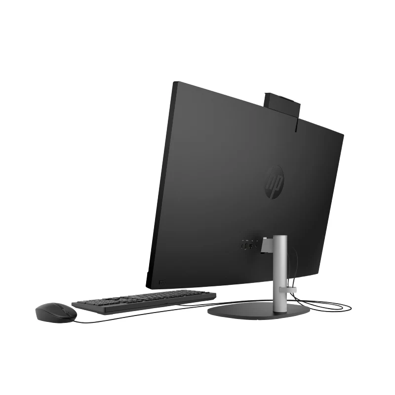 HP 27-CR1015NE AIO PC - Ultra 7 155U, 8GB, 512GB SSD 27" FHD Touch, Jet Black - Desktop - Image 4