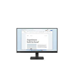Lenovo L27-4e - 27.0" FHD, 4ms, 100Hz, D-Sub, HDMI, Raven Black, 3YW - Monitor