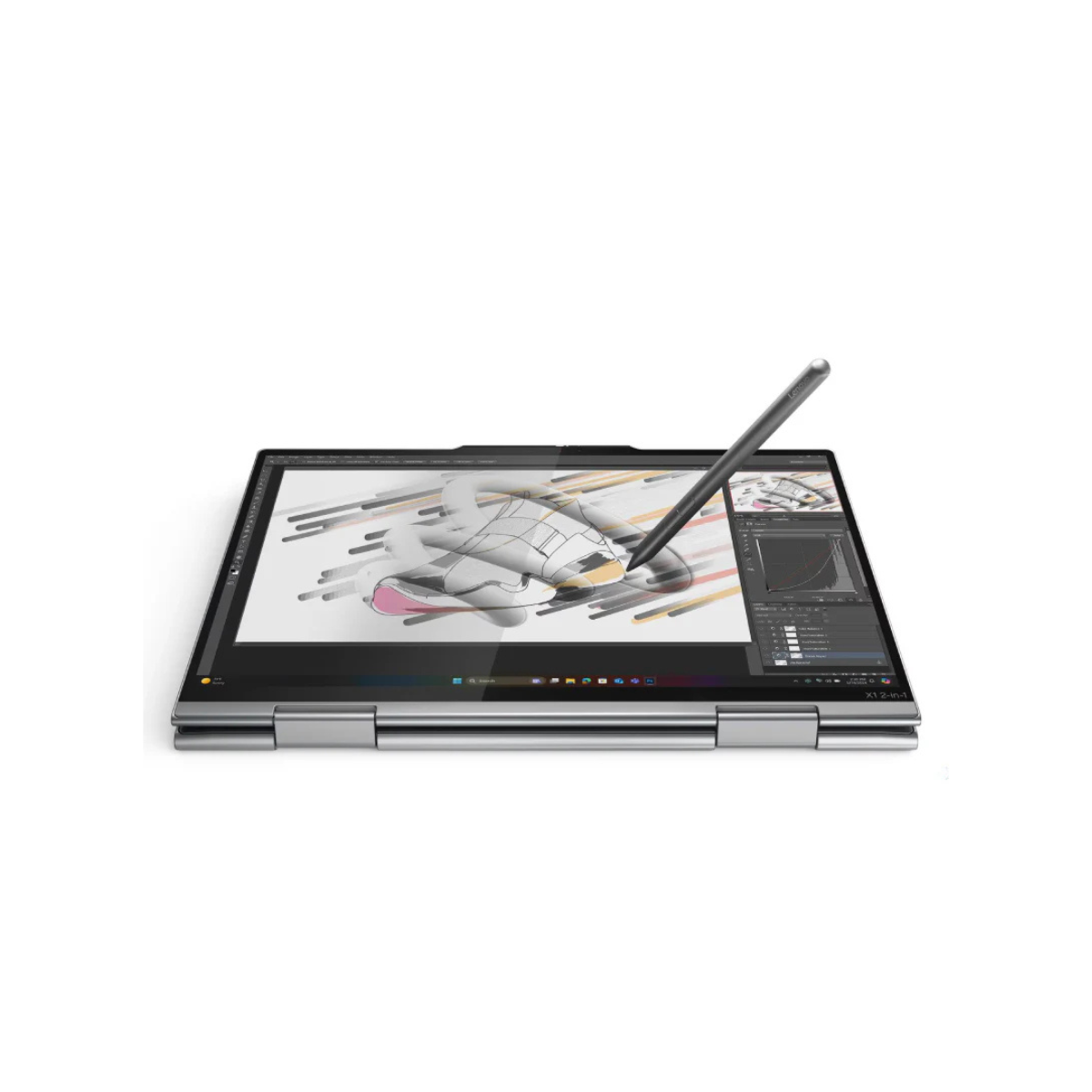 Lenovo ThinkPad X1 2-in-1 Gen 10 Aura Edition Copilot+ PC - 14" WUXGA Multi-Touch, Ultra 7 258V, 32GB, 1TB SSD, AI Boost, up to 47 TOPS, Win 11 Pro, Lenovo Yoga Pen, 3YW, Eng/Arb - Laptop