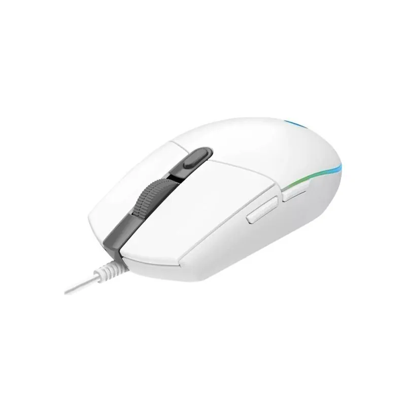 Logitech G203 LightSync RGB Wired Gaming Mouse, White - Image 3