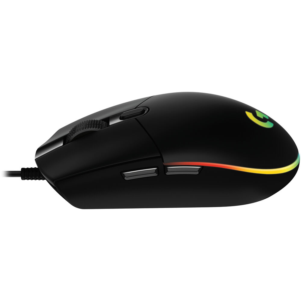 Logitech G203 LightSync RGB Wired Gaming Mouse, Black - Image 3
