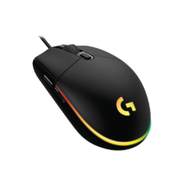 Logitech G203 LightSync RGB Wired Gaming Mouse, Black