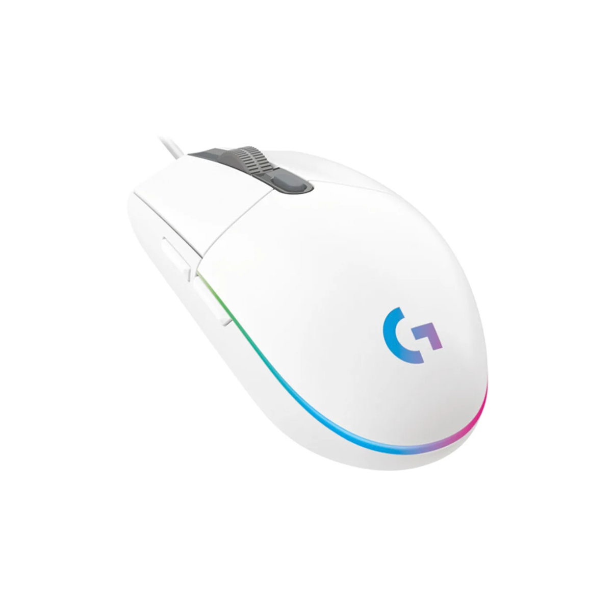 Logitech G203 LightSync RGB Wired Gaming Mouse, White