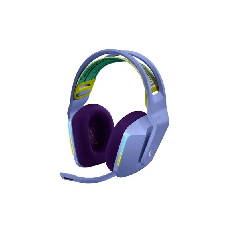 Logitech G733 Light Speed Wireless Gaming Headset - RGB, Lilac