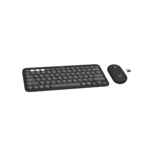 Logitech Wireless Keyboard Mouse Combo Pebble 2 Keyboard Mouse Combo - Tonal Graphite (Eng/Arb)
