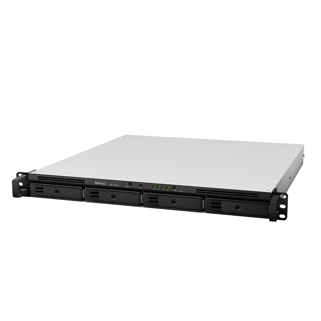 Synology RackStation RS1619xs+ - SATA, 4-Bays, USB, LAN, Rack (1U)