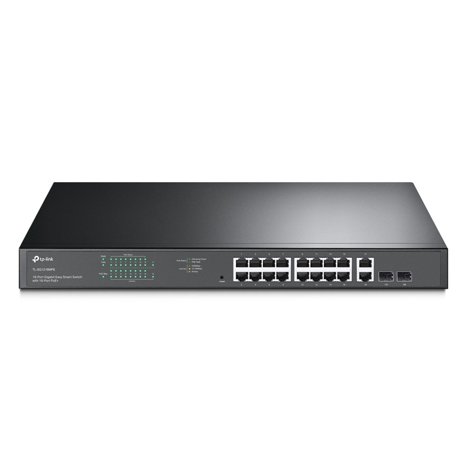 TP-Link16 Port Gigabit POE Smart Switch TL-SG1218MPE - Rack Mountable