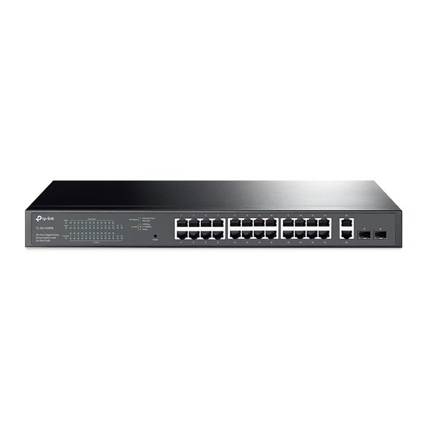 TP Link TL-SG1428PE 28-Port Gigabit Smart Switch with 24-Port PoE, Lan