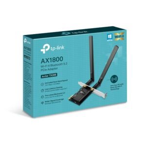 TP-Link AX1800 (Archer TX20E) Wi-Fi 6 Bluetooth 5.2 PCIe WiFi Adapter
