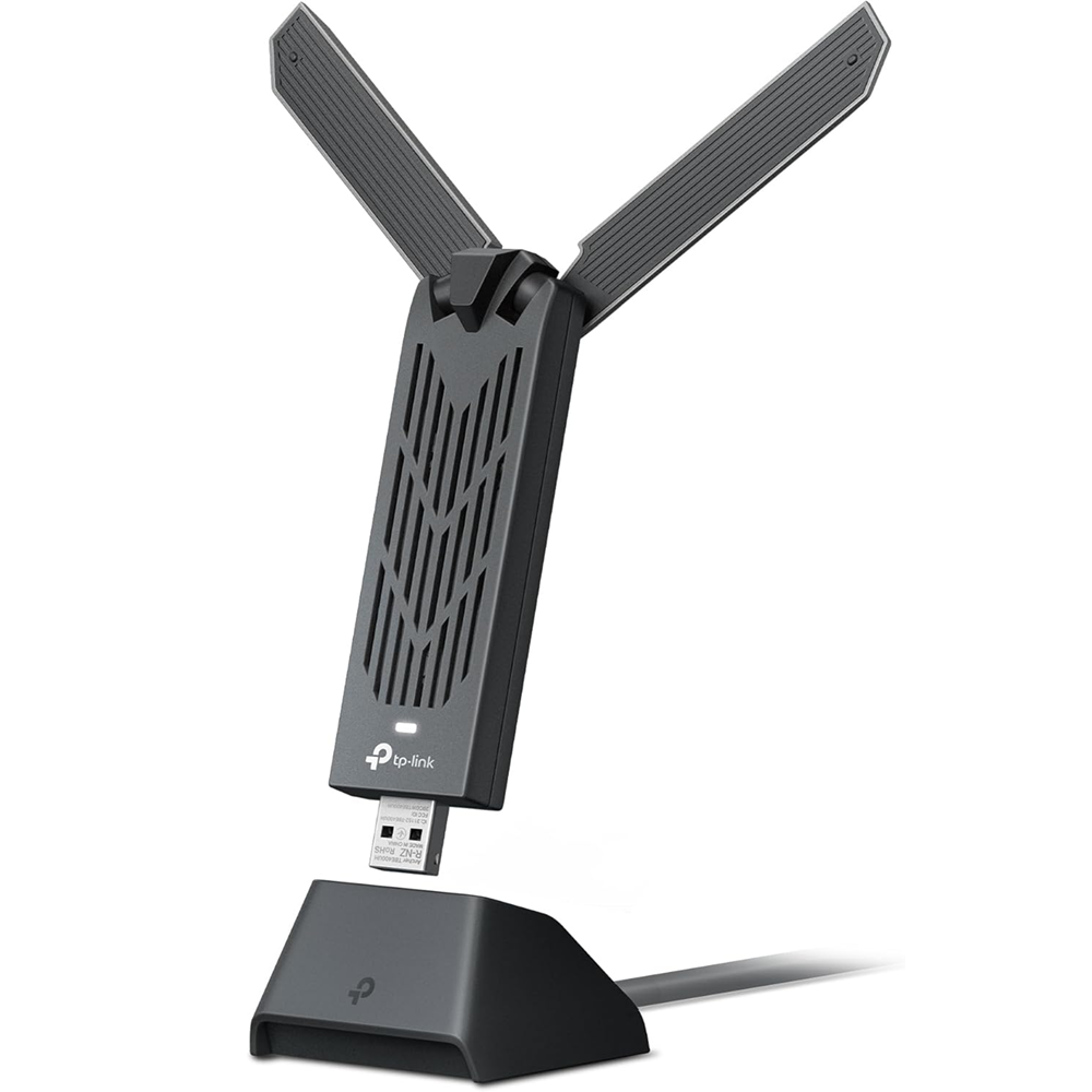 TP-Link BE6500 (Archer TBE400UH) High Gain Tri-Band USB Wi-Fi Adapter
