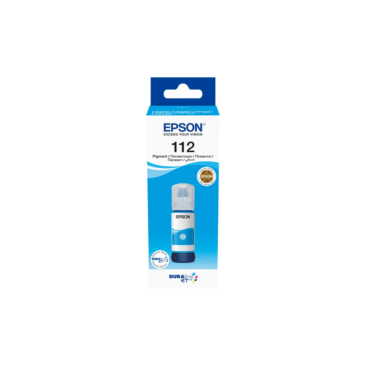Epson 112 EcoTank Pigment Cyan Ink Bottle