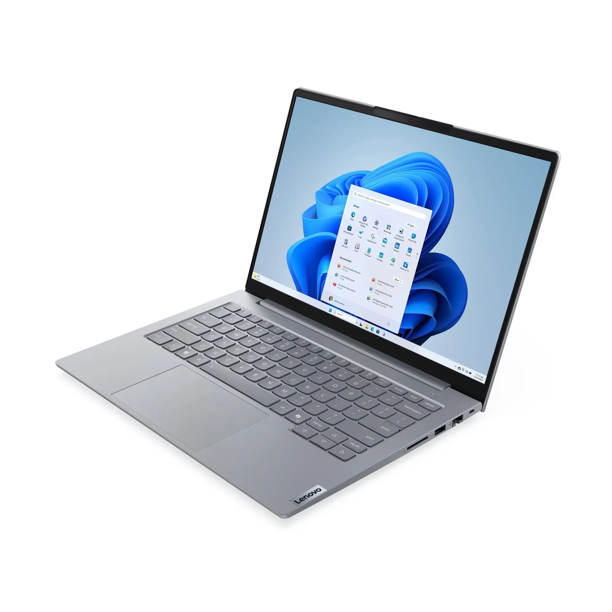 Lenovo ThinkBook 14 Gen 8 Laptop, Intel Core Ultra 5 225U Processor, 16GB DDR5 RAM, 512GB SSD NVMe, 14", Dos, Arctic Grey - Image 3