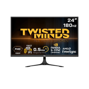 Twisted Minds 24" Gaming Monitor FHD FAST IPS, HDMI - Black TM24FHD180IPS