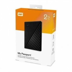 WD 2TB My Passport Portable External Hard Drive HDD,Black.