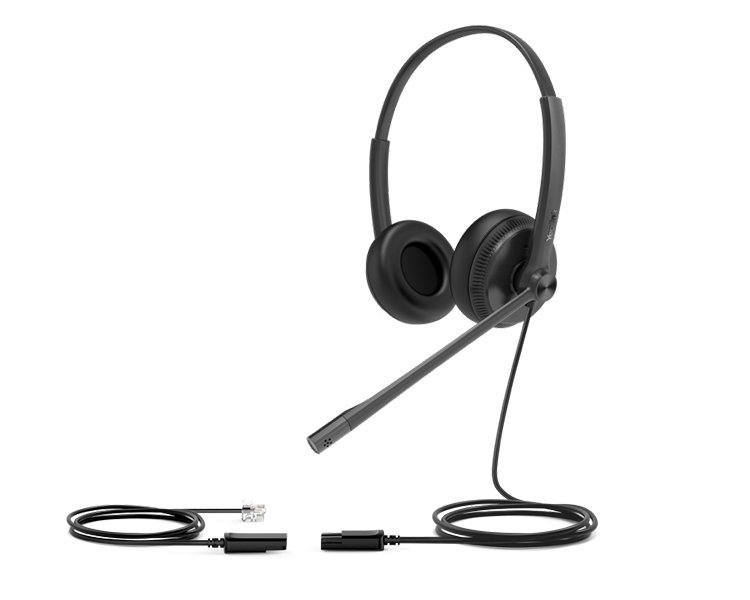 Yealink Headset YHS34D - Dual (Double Side) With RJ9.
