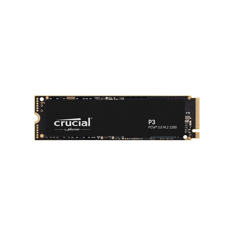 Crucial 500GB, P3, M.2 NVMe 2280, PCIe 3.0, Internal SSD.