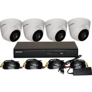 Hikvision 2MP Security HD CCTV 4 Cameras With 4 Channel DVR & Installation.