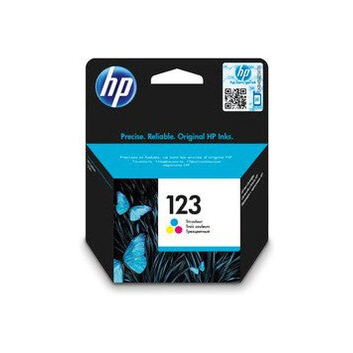 HP 123 Tri color Ink Cartridge - Tri Color
