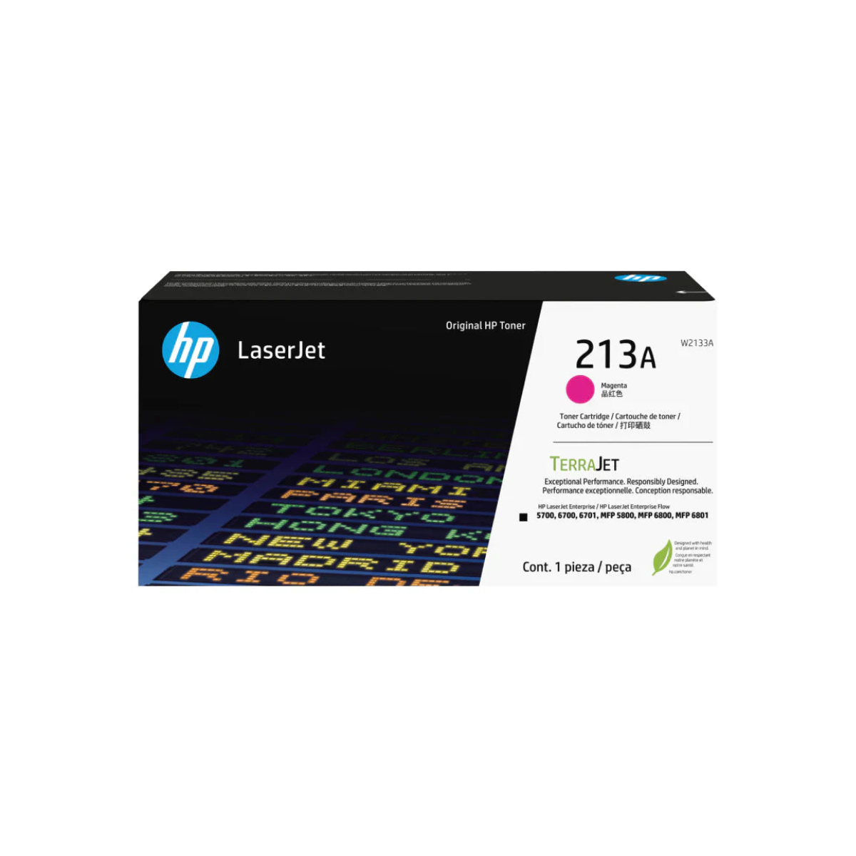 HP 213A Original LaserJet Toner Cartridge - Magenta Color