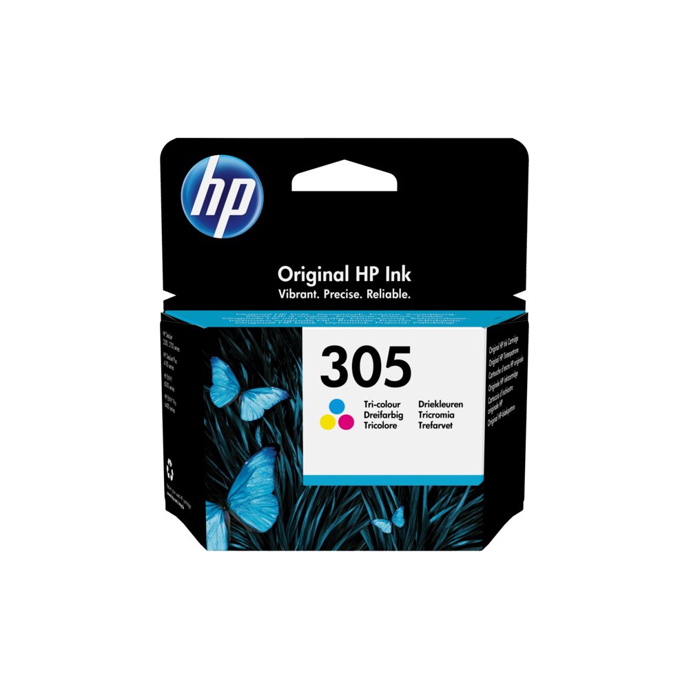 HP 305 Tri Color Original Ink Cartridge