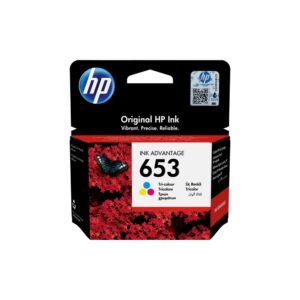 HP 653 Tri Color Original Ink Cartridge