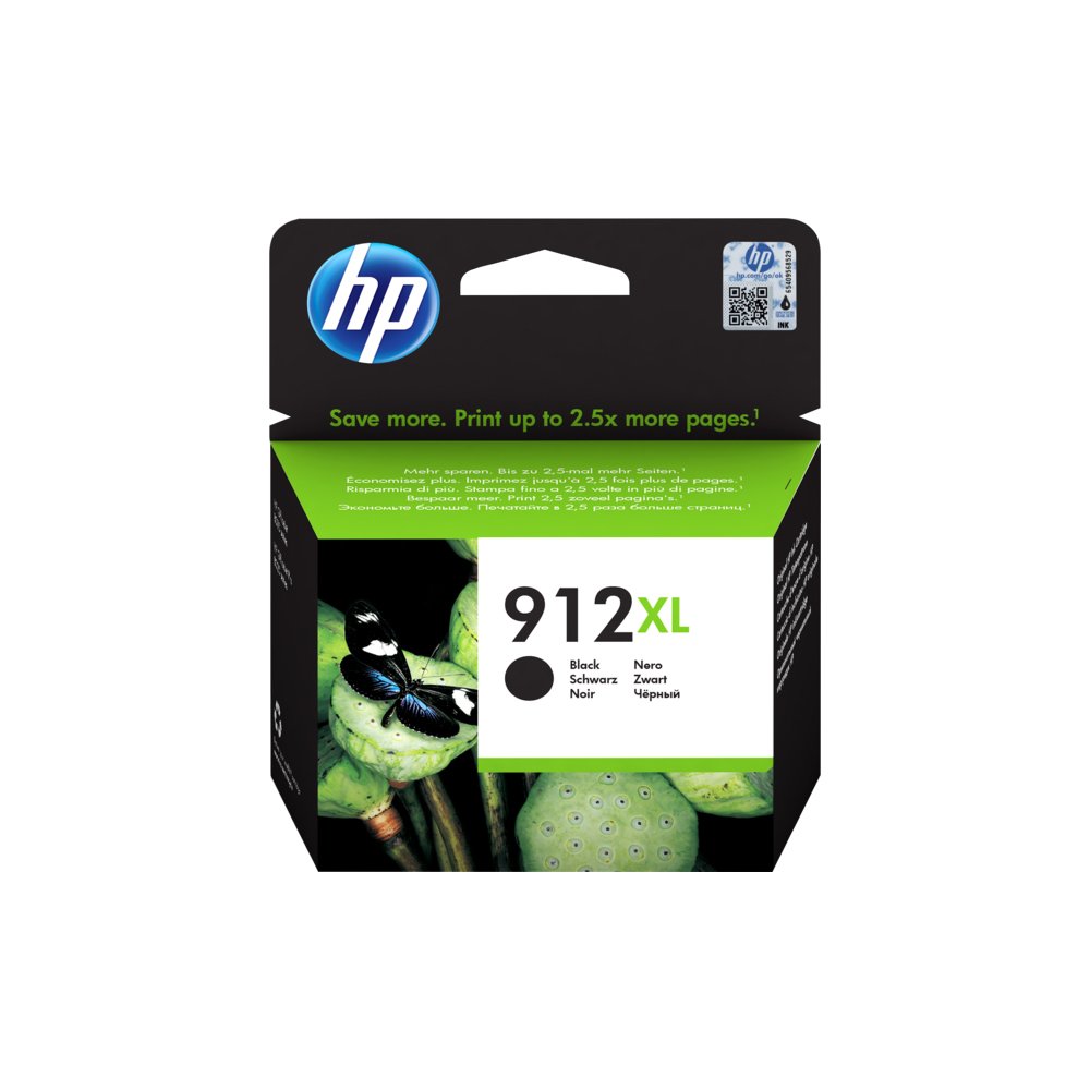HP 912XL High Yield Black Original Ink Cartridge