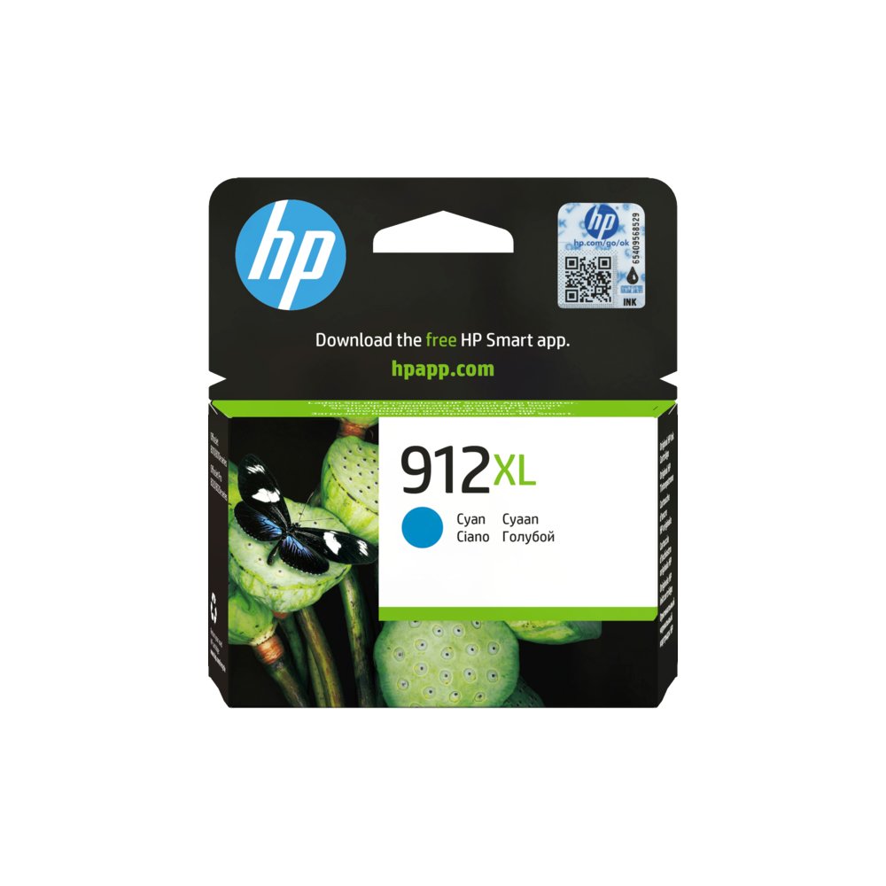 HP 912XL High Yield Cyan Original Ink Cartridge