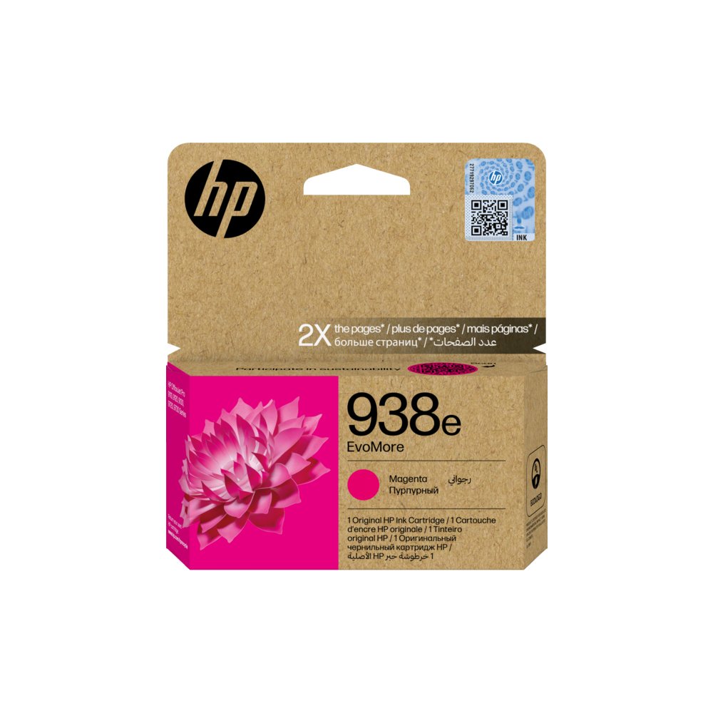 HP 938e EvoMore Magenta Original Ink Cartridge
