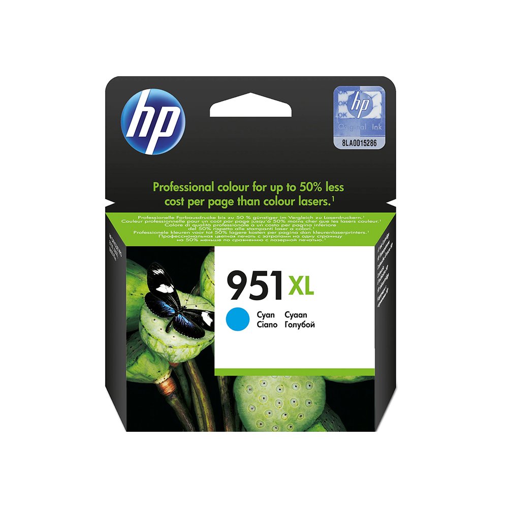 HP 951XL High Yield Cyan Original Ink Cartridge