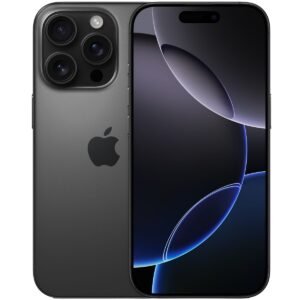 Apple iPhone 16 Pro Max - 512GB - Black Titanium - 5G - 6.9" - Middle East Version.