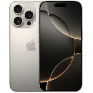 Apple iPhone 16 Pro Max - 256GB - Natural Titanium - 5G - 6.9" - Middle East Version.
